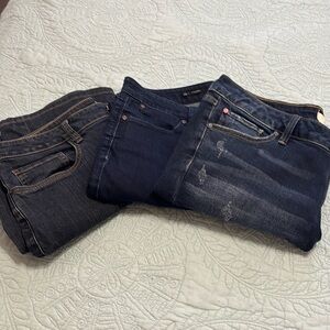 3 pairs used jeans 14P (14 short)